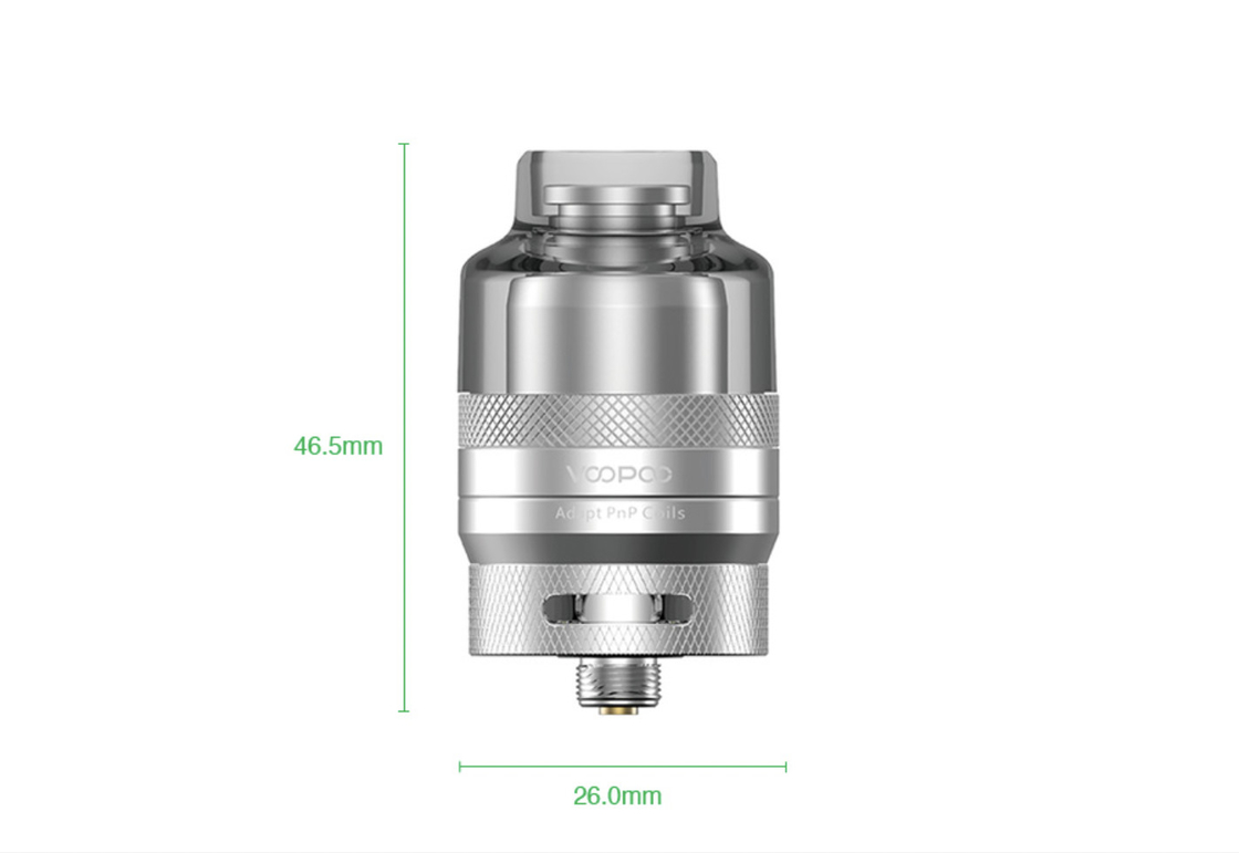 замена 26 x 46,5 танков Pnp потока танка 2ml 510 стручка mm Voopoo Rta