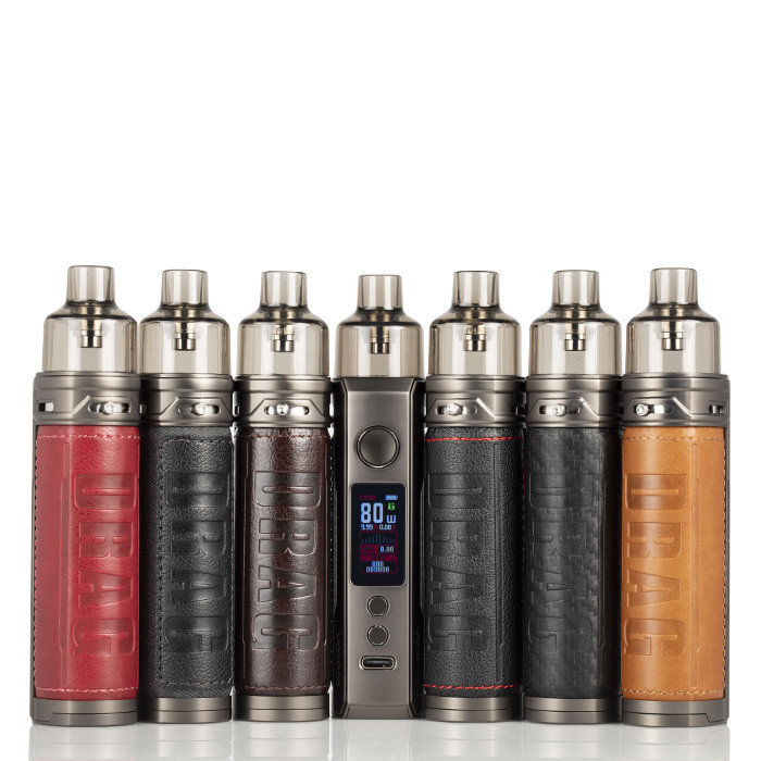 Voopoo волочит x 18650 наборов стартера сигареты Mod e 4.5ml Vinci свертывают спиралью одиночную 18650 батарею 80w