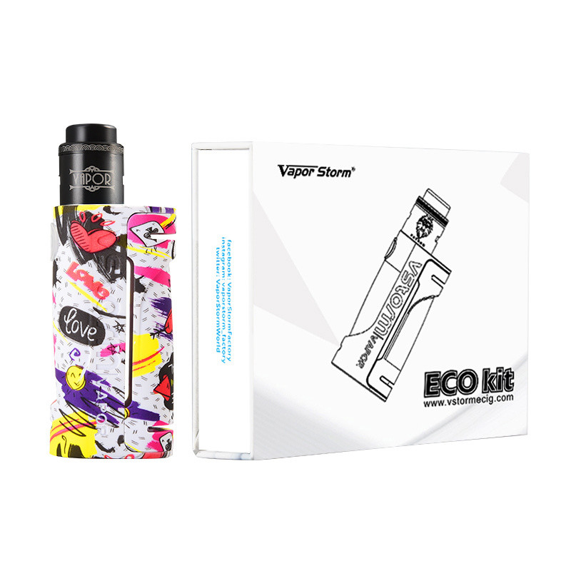 Наборы 90W Mod коробки Vape батареи пластмассы 18650 Abs/набор Eco Rda шторма пара
