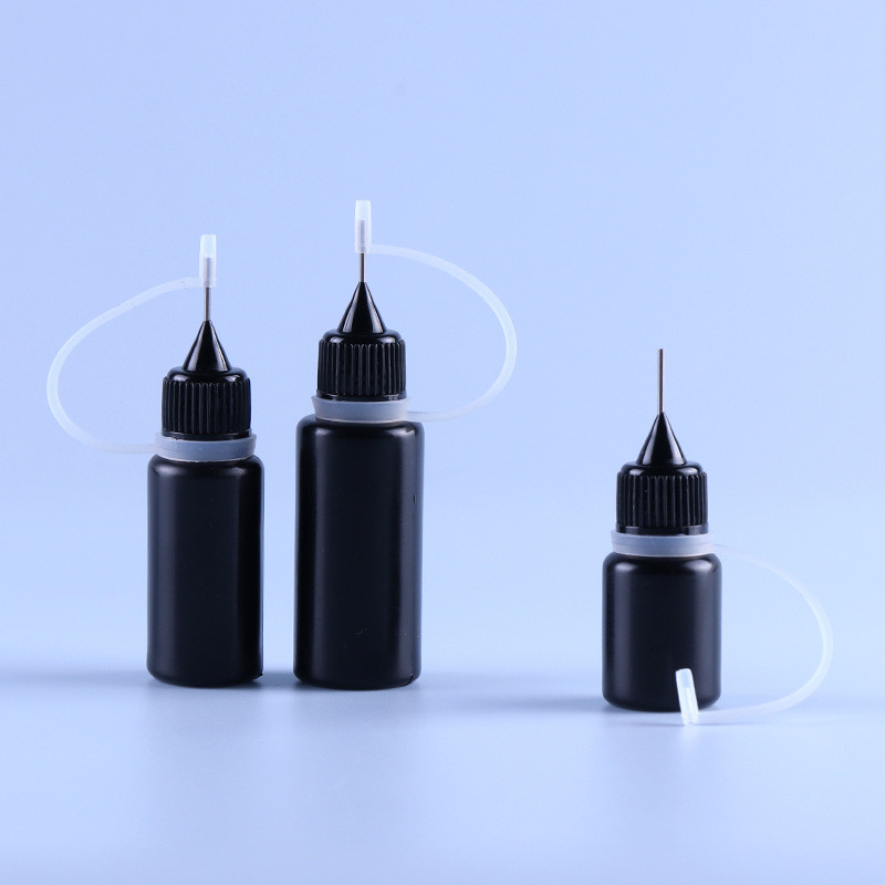 Кольцо силикона черного света бутылки сока Ejuice Vape подсказки крышки иглы PE пустого устойчивое