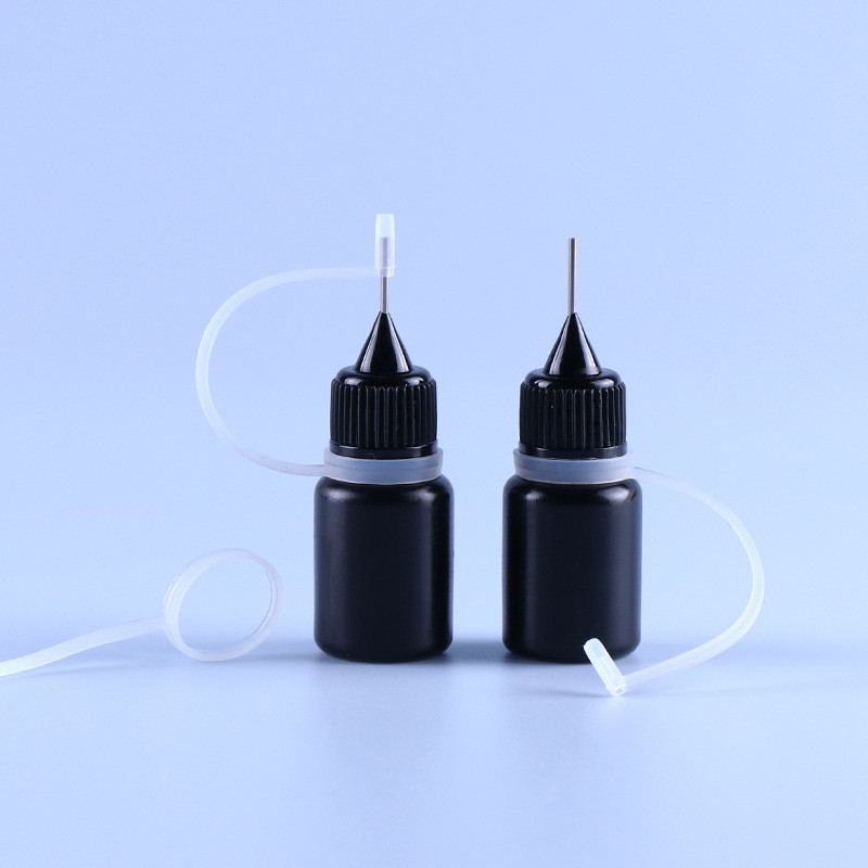 Кольцо силикона черного света бутылки сока Ejuice Vape подсказки крышки иглы PE пустого устойчивое