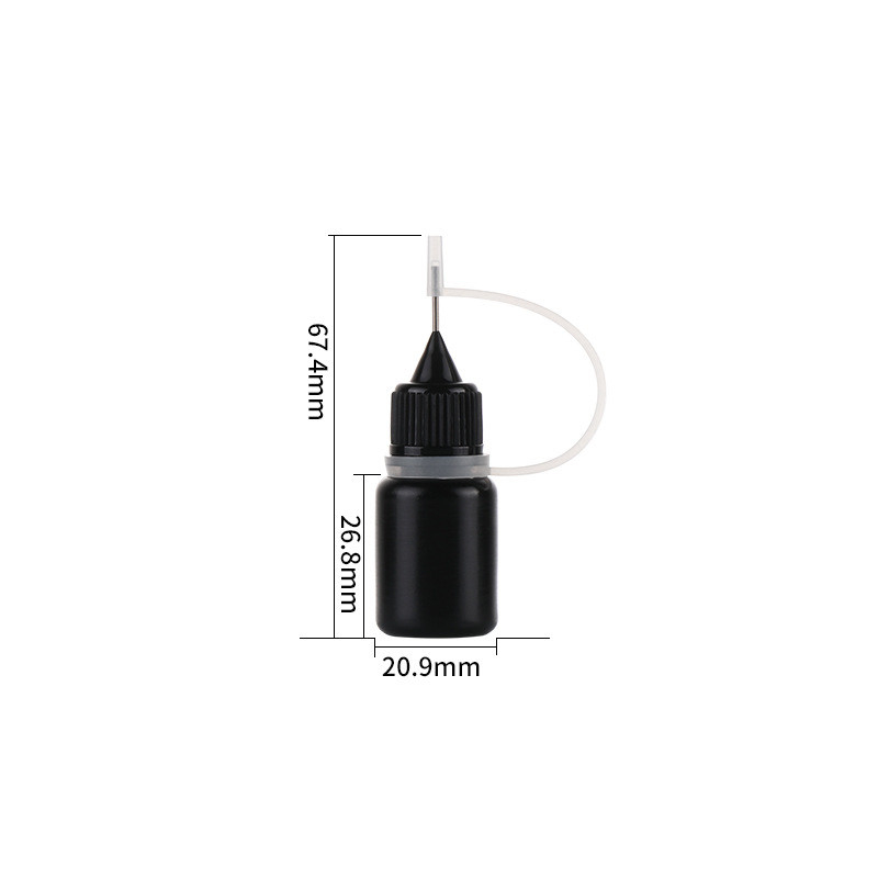 Кольцо силикона черного света бутылки сока Ejuice Vape подсказки крышки иглы PE пустого устойчивое