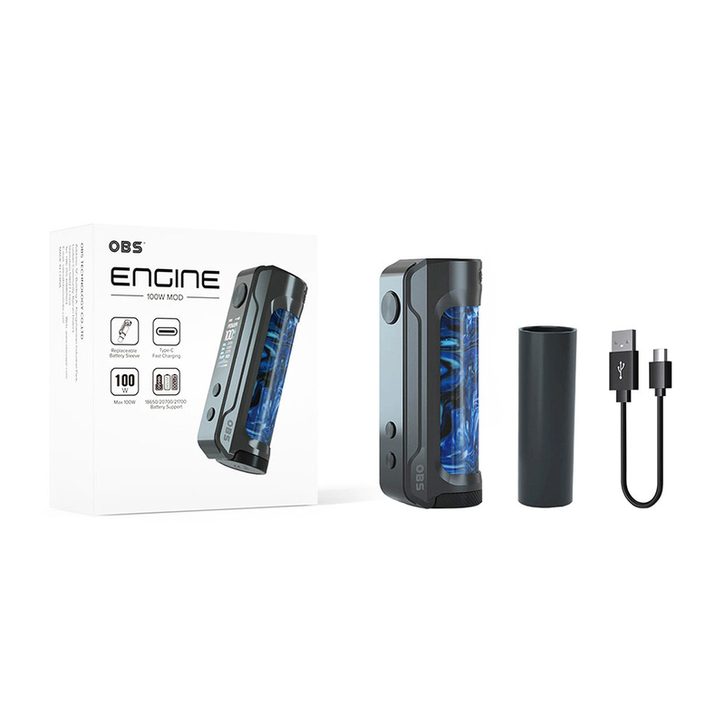 Тип Mod батарейного шкафа Vape Mods коробки двигателя 100w Obs одиночный - поручать c