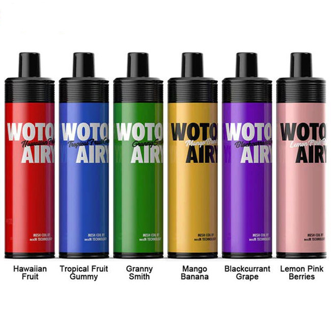 Перезаряжаемый одноразовый комплект Vape Pod на 1000 затяжек Wotofo Airy Portable Pod Vape