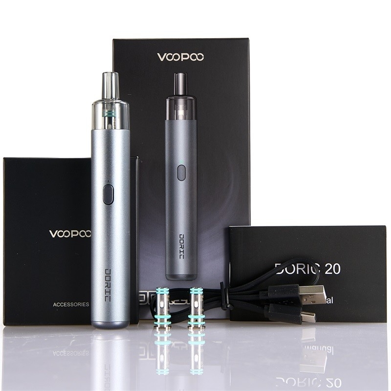 сигарета Vaper Vapes Voopoo Doric 20 2ml e стручка катушки 1500mah ITO Refillable