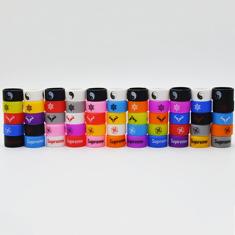 Капитан красочного резинового супермена диапазона кольца силикона Vape внезапный