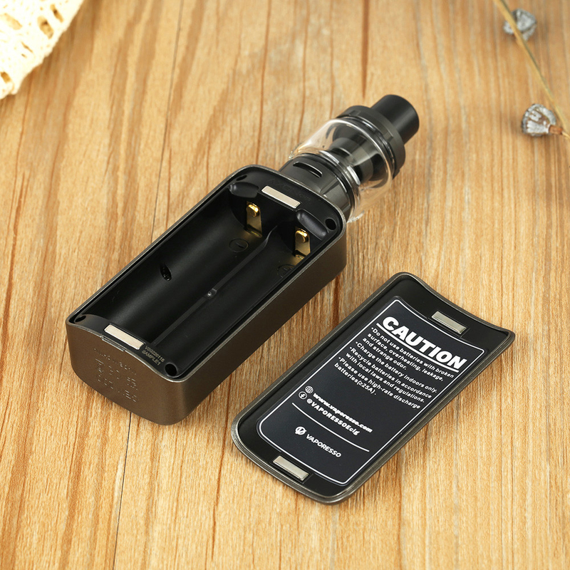 наборы Mod коробки системы воздушного потока 8ml Turbo удваивают 18650 батарея 44 x 29 x 138.5mm
