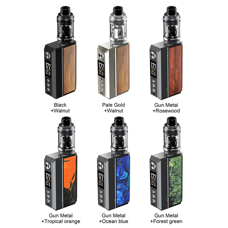 Voopoo Drag 4 Kit 177w 4ml 5.5ml для всех Pnp катушек Uforce-L Tank Dual 18650 Батарейные коробки