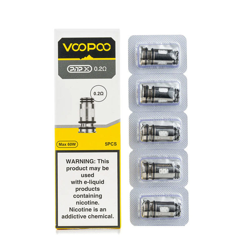 Voopoo PnP X Заменительная катушка 5 штук / упаковка для Argus Pro 2 Kit / Drag 5 Kit / Uforce-X Tank / Doric 60 Pro