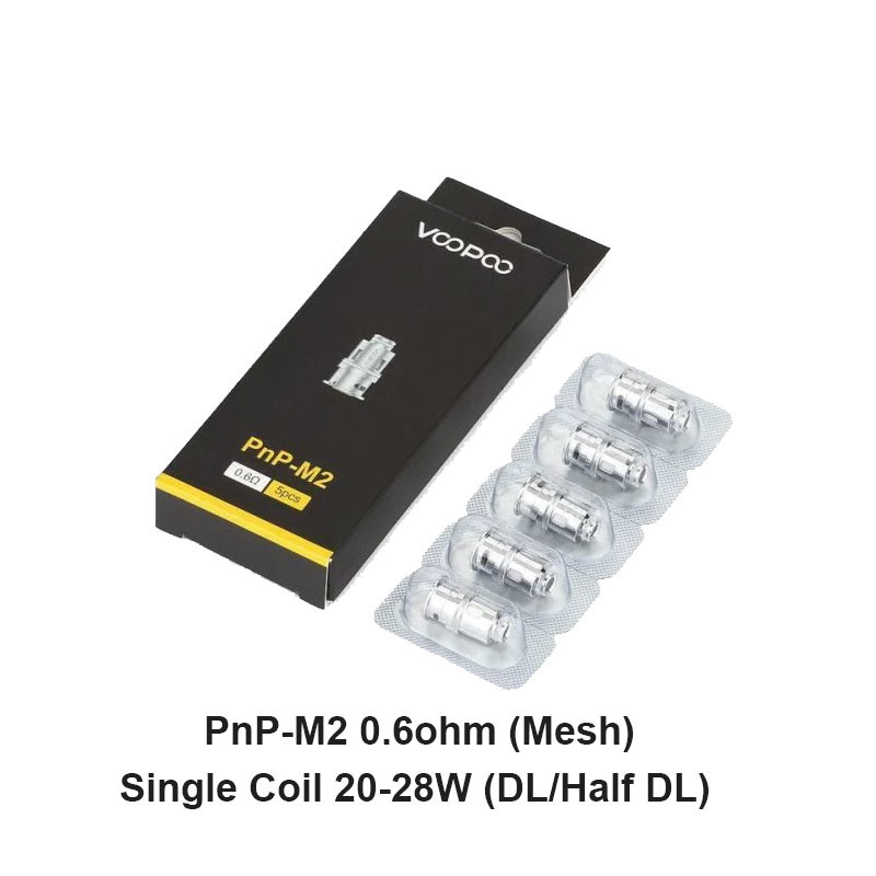 Voopoo PnP Replacement Coils 5 штук/пакет для Drag Baby/Mini/2/S/X,VINCI Series Kit,Argus Pro,PnP 20/22,V.SUIT